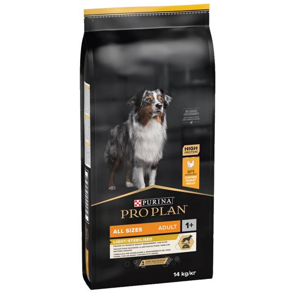 PRO PLAN® - All Size Adult Light/Sterilized Chicken 3kg-14kg