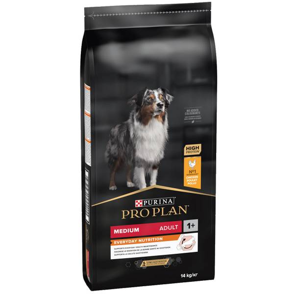 PRO PLAN® - Medium Adult Chicken Dry Dog Food 3kg-14kg