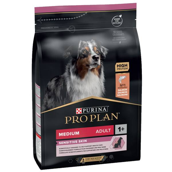 PRO PLAN® - Medium Sensitive Skin Adult Salmon 3kg