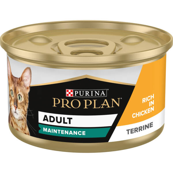 PRO PLAN® - Maintenance Chicken in Terrine Adult Wet Cat Food 85g