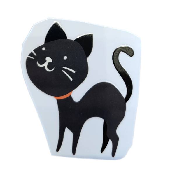 The "Midnight" Kitty Sticker